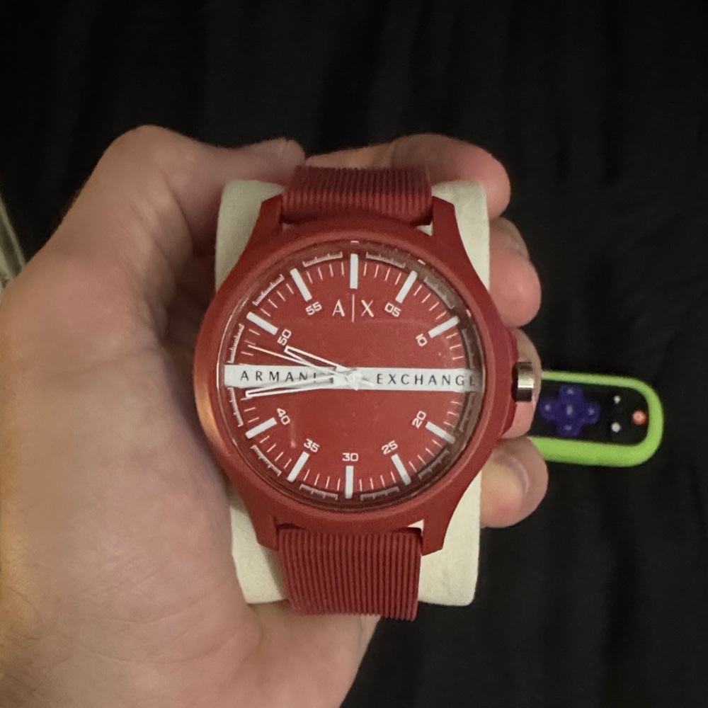 Armani Exchange Bold Red Smartwatch